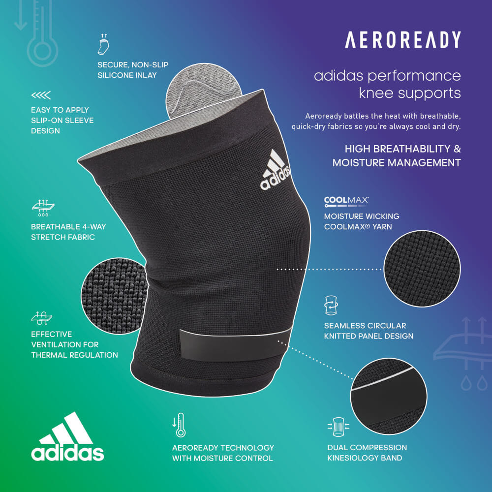 ซัพพอร์ทหัวเข่า Performance Climacool ADIDAS ADSU-13322-NL ไซส์ M